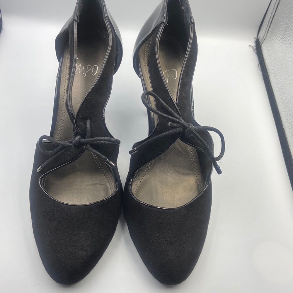 Impo Women’s Black Cut Out Heel Pumps